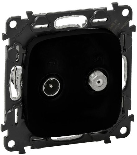 Розетка TV+SAT Оконечная без рамки Legrand Valena Allure 1-м. антрацит картинка